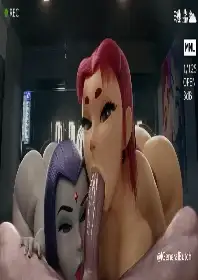 Raven and Starfire